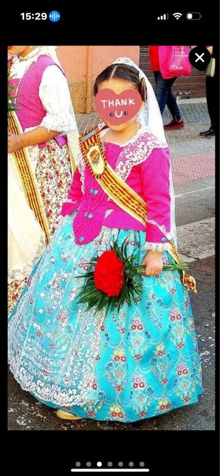 Traje de Fallera Niña