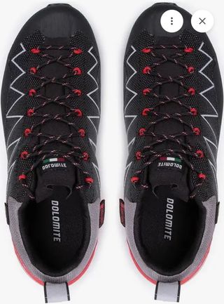 Zapatillas Dolomite Gore-Tex Negras/Rojas