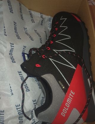 Zapatillas Dolomite Gore-Tex Negras/Rojas