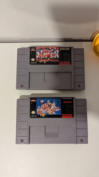 Pack Fatal Fury 2 y Super Street Fighter II SNES