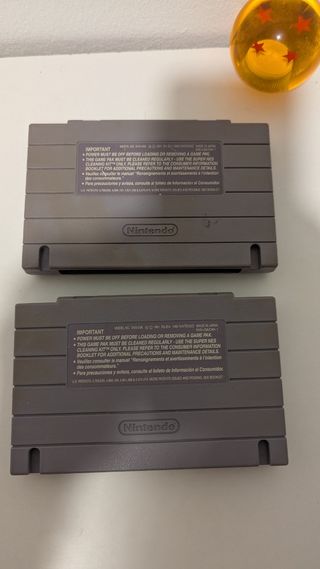 Pack Fatal Fury 2 y Super Street Fighter II SNES
