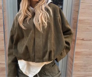 Chaqueta Zara efecto ante agotada