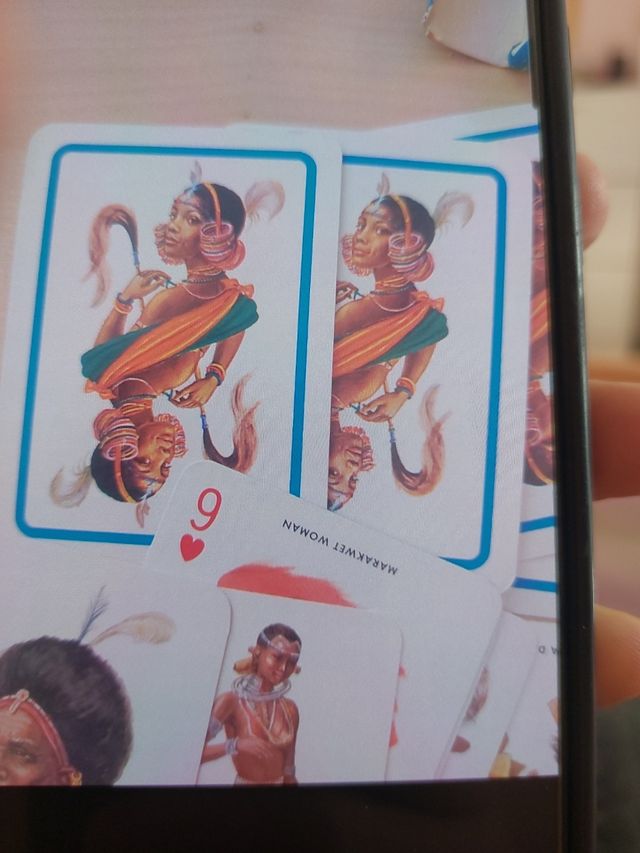 Carte da gioco Modiano Special Poker Tribù African