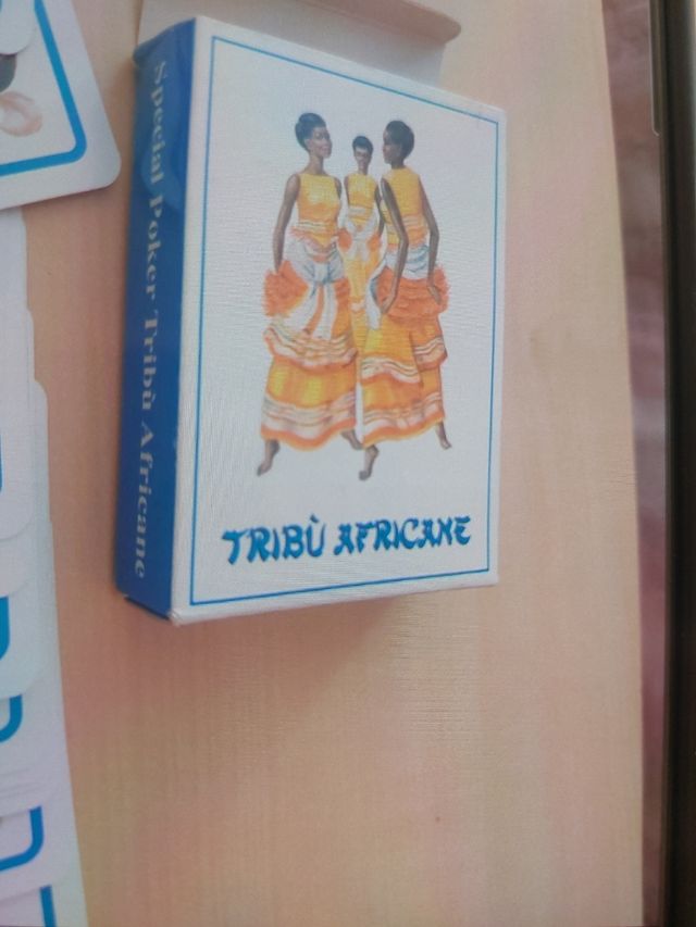 Carte da gioco Modiano Special Poker Tribù African
