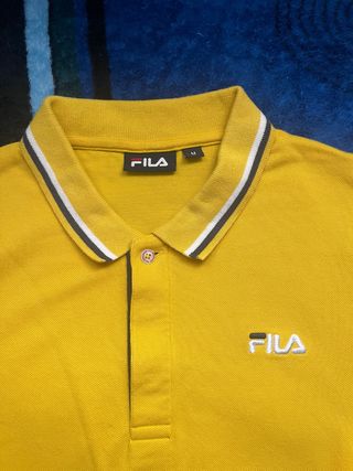 Polo Fila Amarillo Talla M