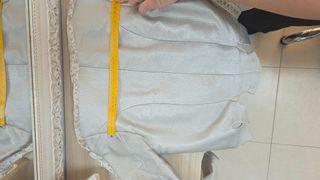 Corpiño fallera plata 