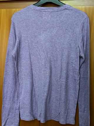 Camiseta Nice Things Manga Larga Violeta Talla L