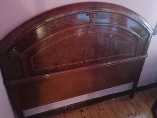 Cama Matrimonio 150 con somier Madera Marrón
