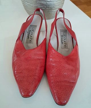 Zapatos destalonados Latouche rojos