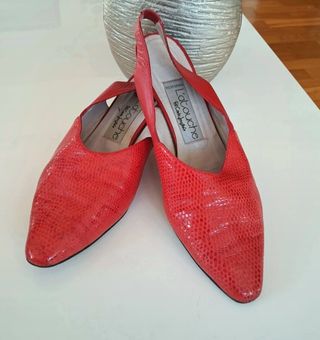 Zapatos destalonados Latouche rojos