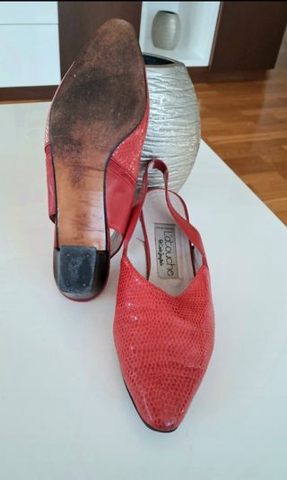 Zapatos destalonados Latouche rojos