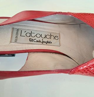 Zapatos destalonados Latouche rojos