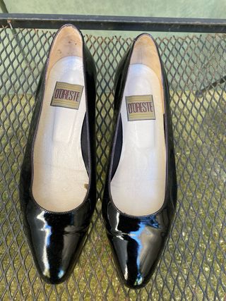 Ballerine D'Oreste vernice nera