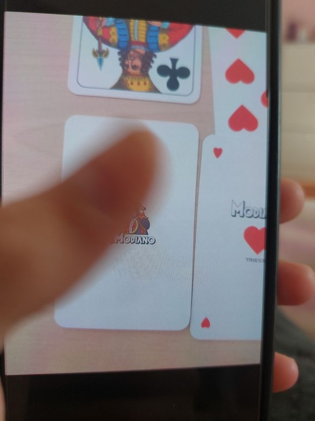Carte da Picchetto Modiano Plastificate