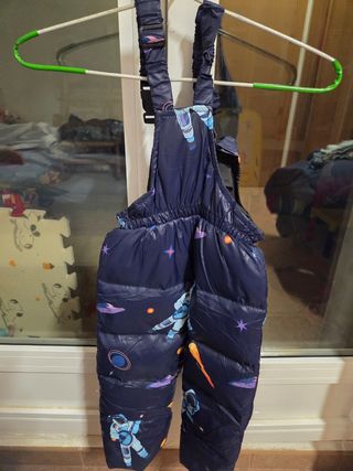 Traje de nieve infantil espacial de 3 a 5 años