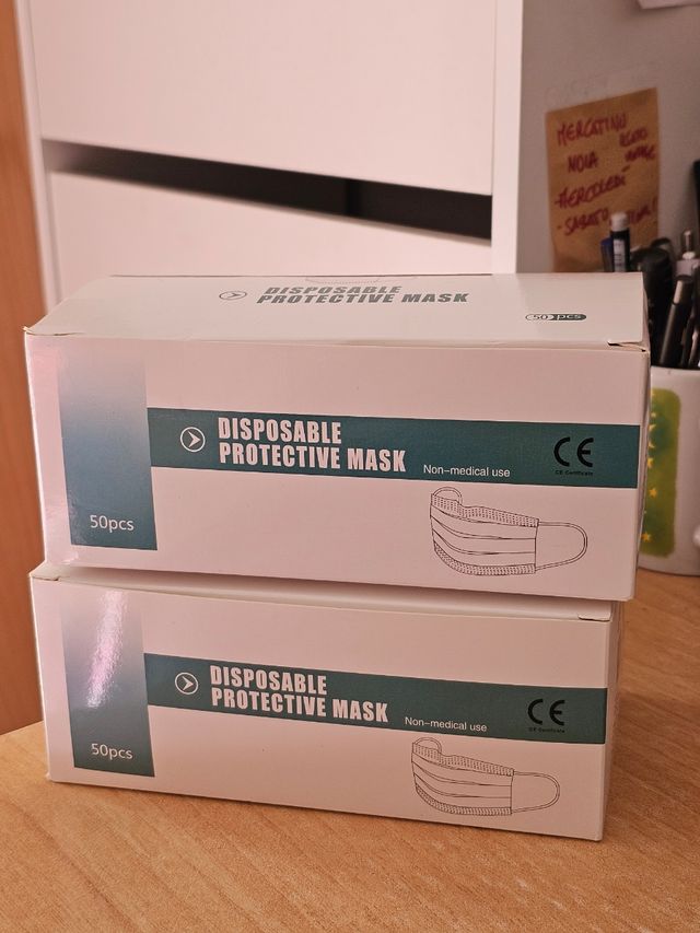 100 Mascherine Protettive Monouso