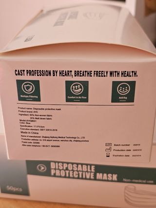 100 Mascherine Protettive Monouso