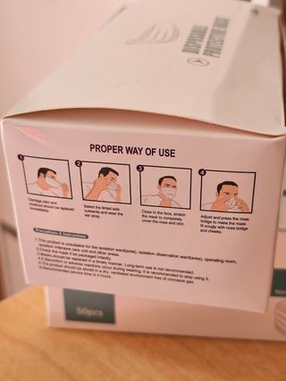 100 Mascherine Protettive Monouso