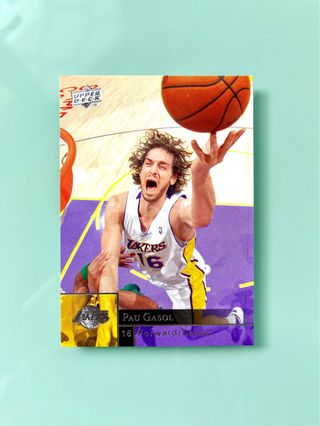 Carta NBA Pau Gasol Lakers Upper Deck 2009-10