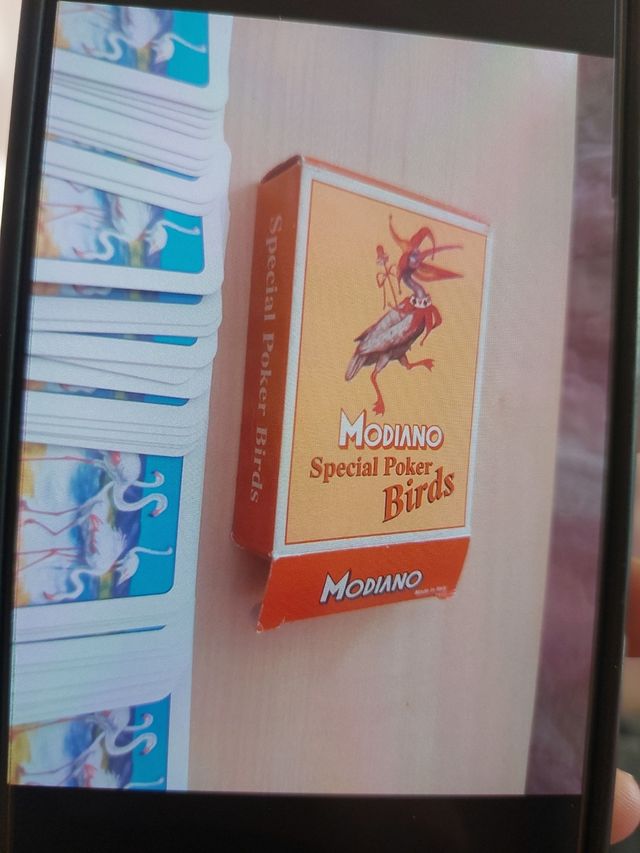 Carte da gioco Modiano Special Poker Birds
