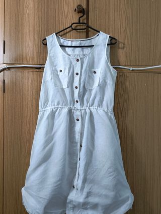 Vestido Burberry Blanco Talla M