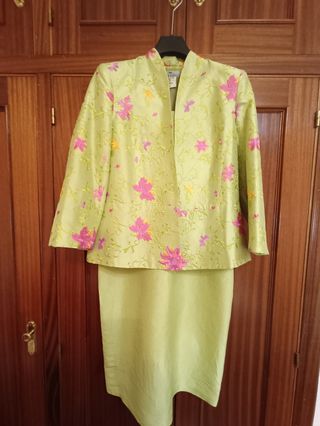 Conjunto Vestido y Chaqueta Seda