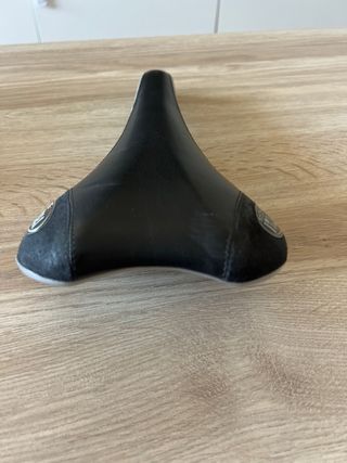 Sillín vintage bicicleta Selle Italia Negro/Gris