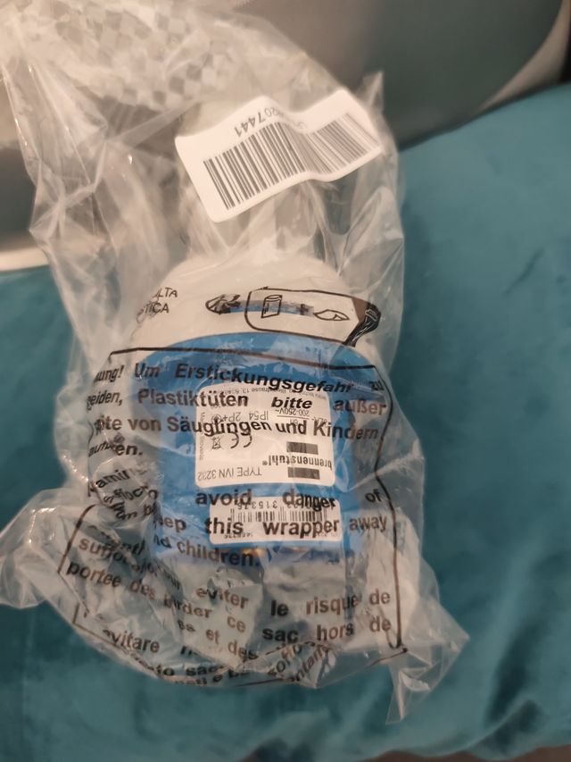 Enchufe de camping azul