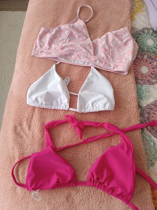 Conjunto 3 Tops Bikini Mujer
