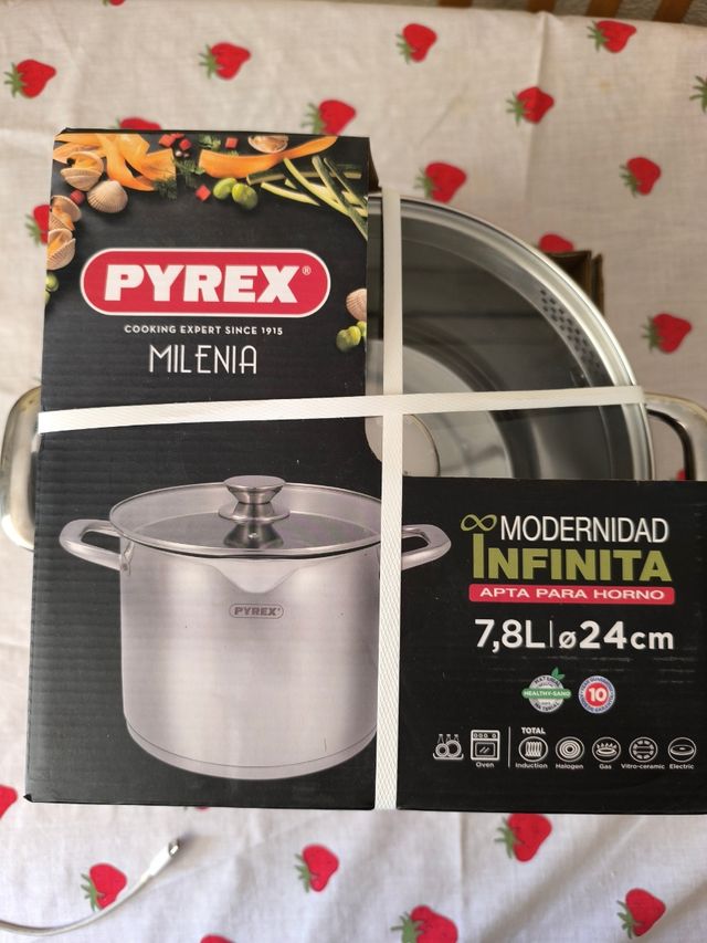 Olla Pyrex 7.8L
24cm