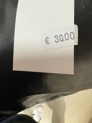 Pantaloni ecopelle neri XS