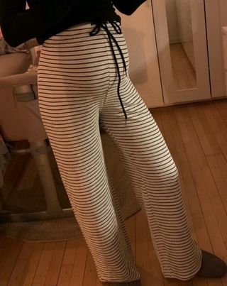 Pantalón embarazada rayas M