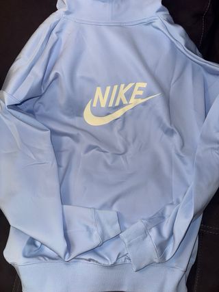 Sudadera Nike media cremallera azul