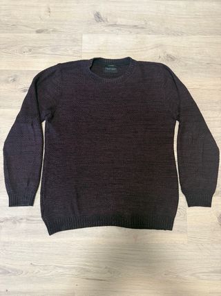 Jersey Pull&Bear Punto Talla XL Morado