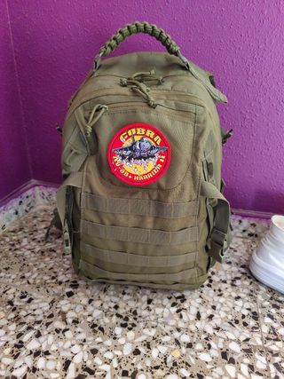 Mochila militar táctica verde