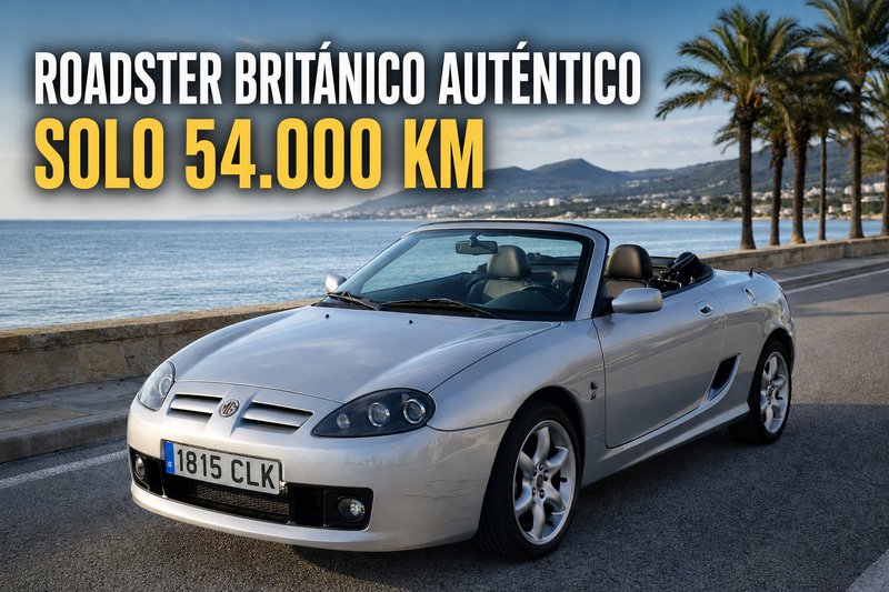 MG TF CABRIO Sky Blue – 54.000 KM – OPORTUNIDAD - foto 1