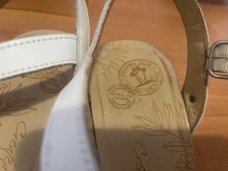 Sandalias de piel blancas Panamá Jack