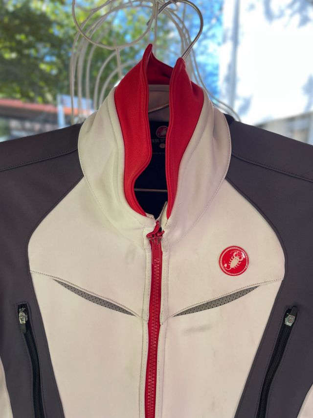 Castelli Rosso Corsa Donna Wind Stopper