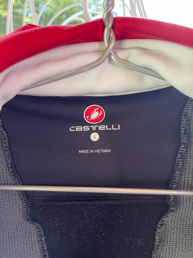 Castelli Rosso Corsa Donna Wind Stopper