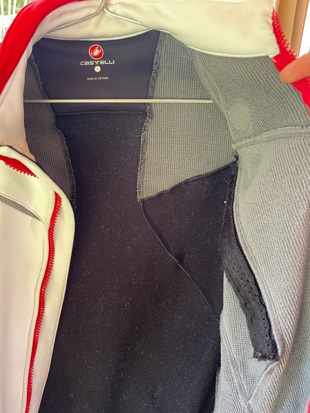 Castelli Rosso Corsa Donna Wind Stopper