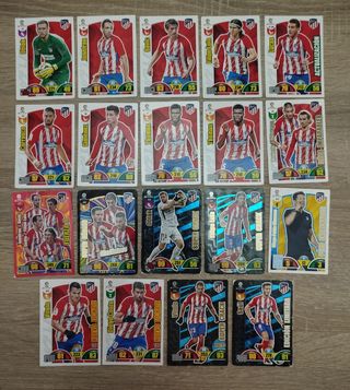 Lote Atlético de Madrid diferentes años.