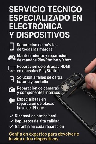 reparación telefonía y consolas