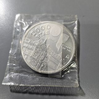 Moneda 2000 Pesetas 1994 Madrid Plata