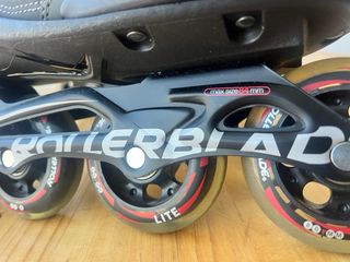 Patines Rollerblade Negro y Rojo