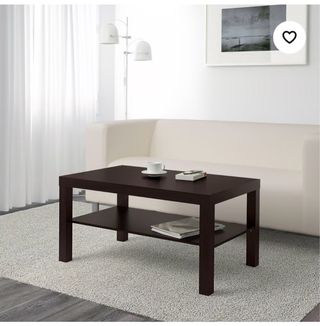 Mesa de centro Ikea Lack marrón