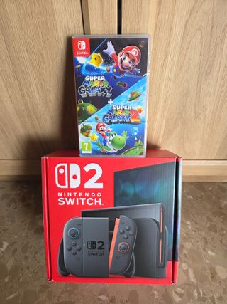 Pack Nintendo Switch 2 + Mario Galaxy 1 y 2