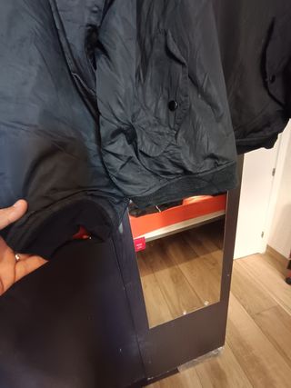 Chaqueta bomber negra