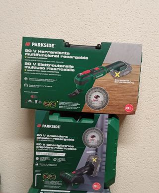 Pack 2 Parkside 20V radial y multiherramienta