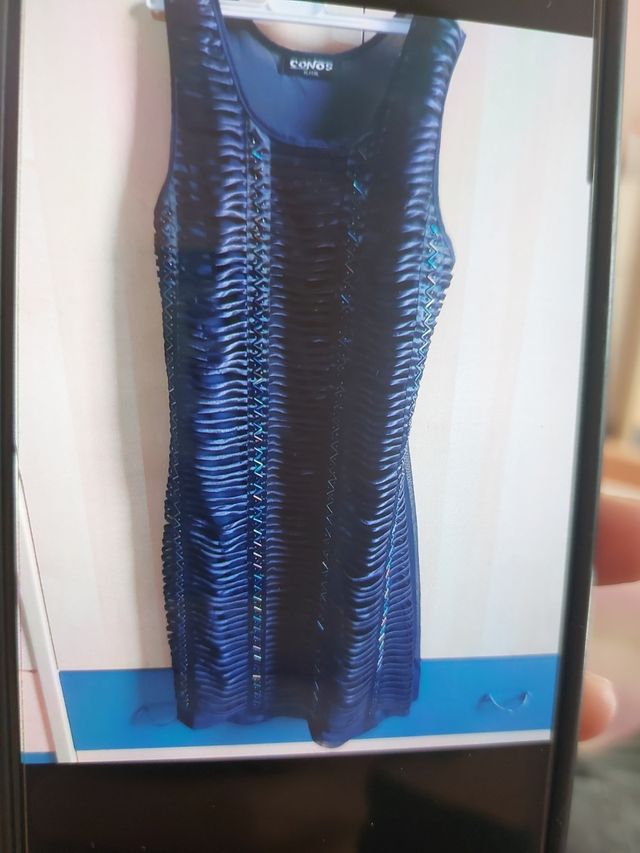 Abito donna CONOS blu/argento taglia M