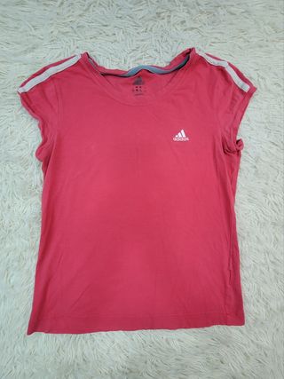 Camiseta Adidas Rosa Mujer